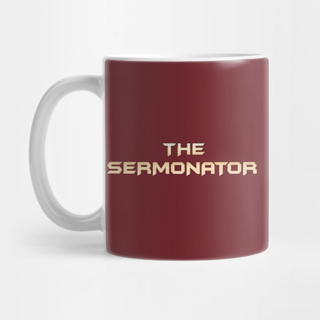 Pastor Appreciation Gifts - The Sermonator Funny Gift Ideas Minister Preacher & Jewish Rabbi by merkraht